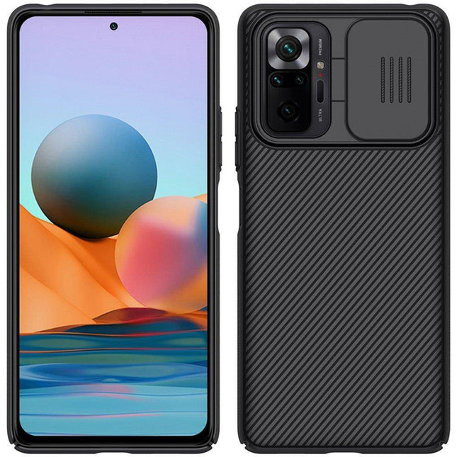 Nillkin Xiaomi Redmi Note 10 Pro / Note 10 Pro Max Case, CamShield Series Case with Slide Camera Cover Slim Protective Case (Black)