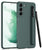 Double Dip Ultra Thin Back Case Cover for Samsung Galaxy S22 Plus , With Inbuilt Removable S Pen Holder (Green)
