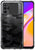 Camo Slider Back Cover for Oppo F19 PRO , [Military Grade Protection] Shockproof Slim Clear Camera Shield Bumper Back Case (Black)