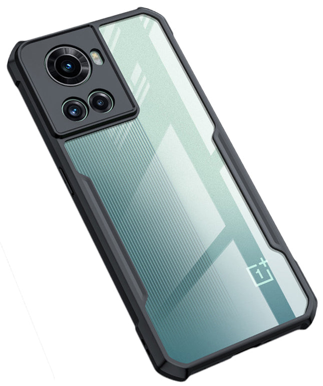 Beetle for OnePlus 10R Back Case, [Military Grade] Shockproof Slim Hybrid Cover (Black)
