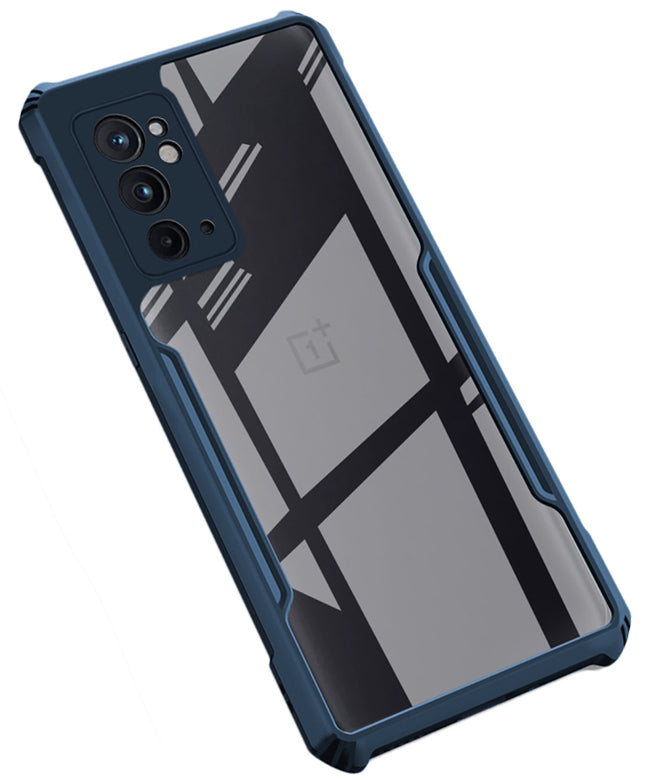 Beetle for OnePlus 9RT Back Case, [Military Grade Protection] Shock Proof Slim Hybrid Bumper Back Cover (Blue)