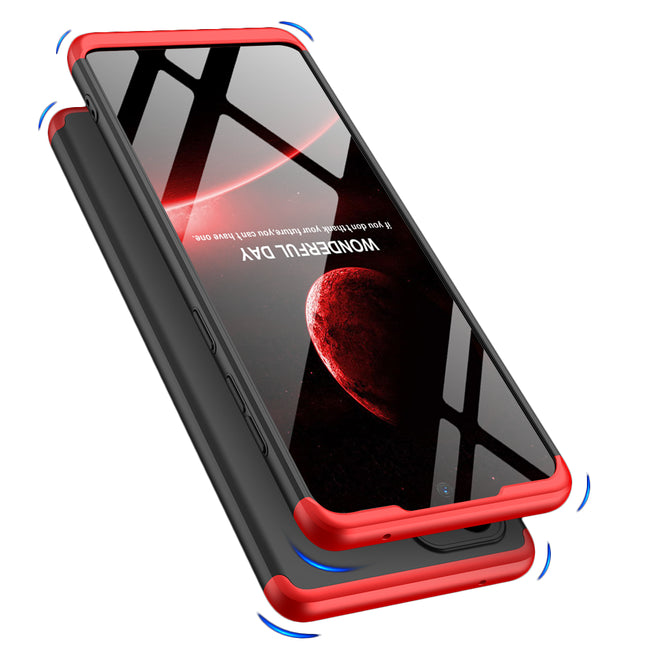 Double Dip Full 360 Protection Back Case Cover for Samsung Galaxy A33 (5G) (Red , Black)