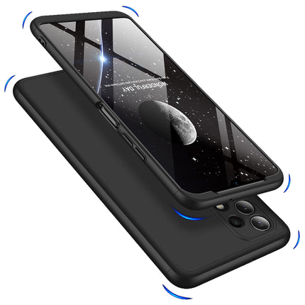 Double Dip Full 360 Protection Back Case Cover for Samsung Galaxy A32 (4G) (Black)