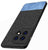 Mobizang Soft Fabric & Leather Hybrid for OnePlus 11 Back Cover | Shockproof Hybrid Slim Hard Anti Slip Back Case (Black, Blue)