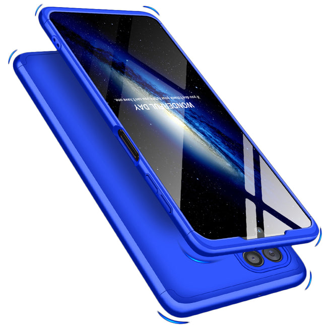 Double Dip Full 360 Protection Back Case Cover for Samsung Galaxy A22 (5G) (Blue)