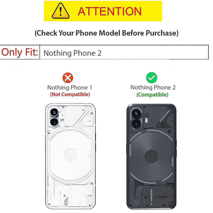 Mobizang Tux Leather Back Cover for Nothing Phone 2 | Slim Shockproof Camera Protection Bumper Case (Brown)