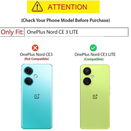 Mobizang Warrior Acrylic Clear Back Cover For OnePlus Nord CE 3 LITE | Slim Shockproof [Military Grade Protection] Hybrid Bumper Case (Transparent Sides)