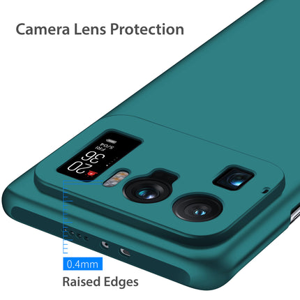 Silk Smooth Finish [Full Coverage] All Sides Protection Slim Back Cover For Xiaomi Mi 11 Ultra (Green)