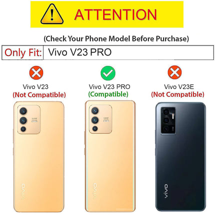 Tux Back Case for Vivo V23 Pro, Slim Leather Case with Soft Edge Shockproof Back Cover (Blue)
