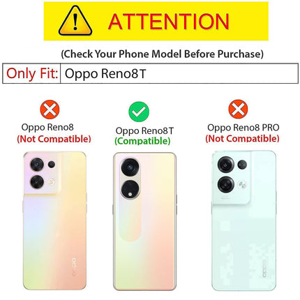 Mobizang Prime Slim Magnetic Flip Cover for Oppo Reno 8T (5G) | PU Leather Shockproof Folio Case with Card Holders RFID Blocking Kickstand (Blue)