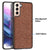 Soft Full Fabric Protective Shockproof Back Case Cover for Samsung Galaxy S21 + (Plus) (Full Brown)