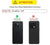 Mobizang Tank Back Cover for OnePLus 10T, Inbuilt Ring + Slider Shockproof Lens Case (Black)