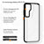 Mobizang Shield Frosted Acrylic Back Shock Proof Case Cover for Samsung Galaxy S23 FE (Black)