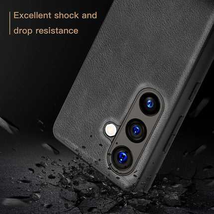 Mobizang Tux Back Case for Samsung Galaxy A54 (5G) | Slim Leather Shockproof Camera Protection Back Cover (Black)