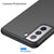 Silk Smooth Finish [Full Coverage] All Sides Protection Slim Back Cover For Samsung Galaxy S21 FE (Black)