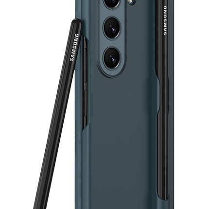 Mobizang Ultra Thin Back Case for Samsung Galaxy Z Fold 5 | [Inbuilt S Pen Holder] Full Body Protection Hard Back Cover (Green)