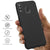 Twill Shock Proof Soft Flexible Back Case Cover for Samsung Galaxy M20 - Black - Mobizang
