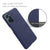 Woven Soft Fabric Case for Realme 9i Back Cover, Shock Protection Slim Hard Anti Slip Back Cover (Blue)