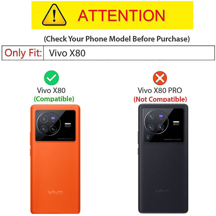Matte Lens Protective Shockproof Flexible Back Cover for Vivo X80, Slim Silicone with Soft Lining Shockproof Flexible Full Body Bumper Case (Green)