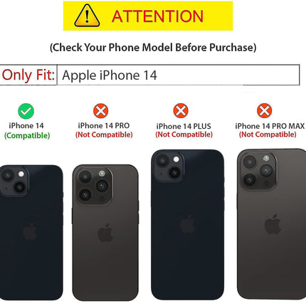 Nillkin Frosted Shield Hard Back Case Cover for Apple iPhone 14 (Black)
