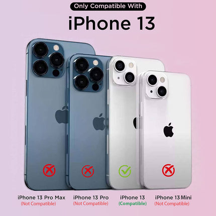 Shield Frosted Acrylic Back Shock Proof Case Cover for Apple iPhone 13 (6.1) (Green)