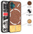 Mobizang Soft Fabric & Leather Hybrid Protective Back Cover for Nothing Phone 2 | Shockproof Slim Hard Anti Slip Back Case (Brown)