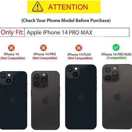 Nillkin Frosted Shield Hard Back Case Cover for Apple iPhone 14 PRO MAX (Black)