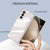 Mobizang Phantom Ultra Thin Back Case For Samsung Galaxy Z Fold 5 |Electroplated Edges Full Body Protection Back Cover (Silver)