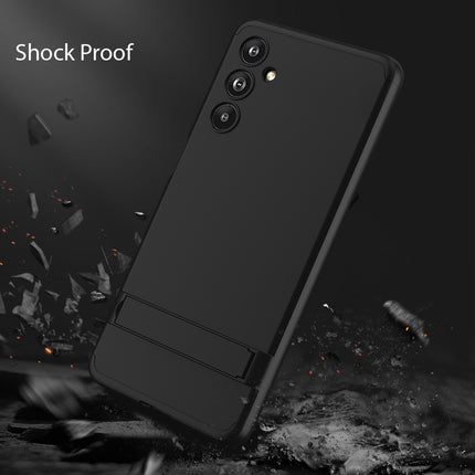 Mobizang Double Dip Full 360 Protection Back Case Cover With Stand for Samsung Galaxy F54 (5G) (Black)