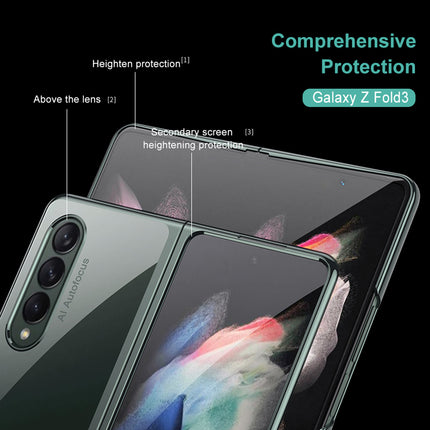 Phantom Ultra Thin Back Case for Samsung Galaxy Z Fold3 , Full Body Protection Back Cover , Green