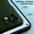 Matte Lens Protective Back Cover for Xiaomi Mi 11 Lite , Slim Silicone with Soft Lining Shockproof Flexible Full Body Bumper Case , Green