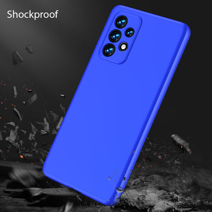 Double Dip Full 360 Protection Back Case Cover for Samsung Galaxy A73 (5G) (Blue)