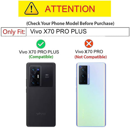 Noble Slim Flip Cover for Vivo X70 Pro Plus , Magnetic and Card Holder Stand Leather Flip Wallet Case (Blue)