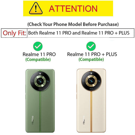 Mobizang Matte Protective Lens Flexible Back Cover for Realme 11 PRO / 11 PRO + (PLUS) | Slim Silicone with Soft Lining Shockproof Full Body Bumper Case (Green)