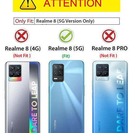 Woven Soft Fabric Case for Realme 8 (5G) Back Cover, Shock Protection Slim Hard Anti Slip Back Cover (Black)