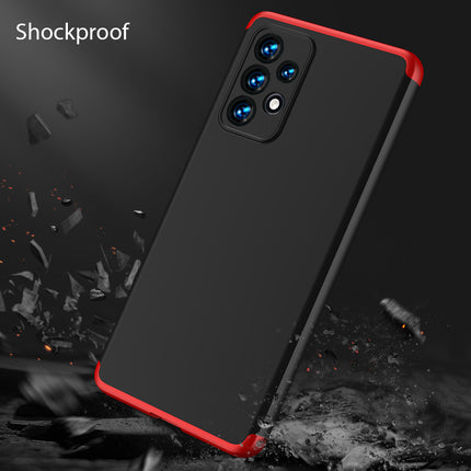 Double Dip Full 360 Protection Back Case Cover for Samsung Galaxy A33 (5G) (Red , Black)