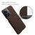 Mobizang Woven Soft Fabric Case for OnePlus 10R  Back Cover,  Shock Protection Slim Hard Anti Slip Back Cover (Brown)