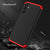 Mobizang Double Dip Full 360 Protection Back Case Cover for Samsung Galaxy A14 (5G) (Red,Black)