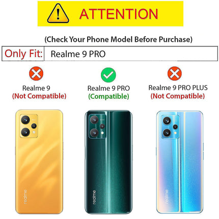 Soft Fabric & Leather Hybrid Protective Case Cover for Realme 9 Pro (Black ,Brown)