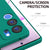 Mobizang Matte Protective Lens Flexible Back Cover for VIvo V29 PRO (5G) | Slim Silicone with Soft Lining Shockproof Full Body Bumper Case (Green)