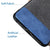 Fabric + Leather Hybrid Protective Case Cover for Xiaomi Redmi Note 5 PRO  -  Black , Blue - Mobizang