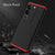 Mobizang Double Dip Full 360 Protection Back Case Cover With Stand for Vivo V29 (5G) / Vivo V29 Pro (5G) (Red::Black)