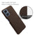 Woven Soft Fabric Case for Oppo F21 PRO (5G) Back Cover, Shock Protection Slim Hard Anti Slip Back Cover (Brown)