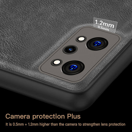 Tux Back Case For Realme GT NEO 2 , Slim Leather Case with Soft Edge Shockproof Back Cover (Black)