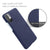 Woven Soft Fabric Case for Poco M3 Pro Back Cover, Shock Protection Slim Hard Anti Slip Back Cover (Blue)