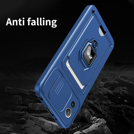 Mobizang Bisen Back Cover for Xiaomi Mi 11 Lite , Shockproof Slim Bumper Back Case (Blue)
