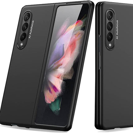 Ultra Thin Back Case for Samsung Galaxy Z Fold3 , Full Body Protection Hard Back Cover , Black