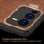 Mobizang Tux Back Case for Vivo V25 Pro ,Slim Leather Case with Shockproof Back Cover (Brown)