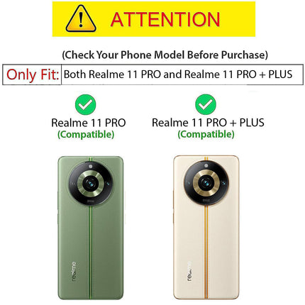 Mobizang Tux Leather Back Cover for Realme 11 Pro / 11 Pro Plus | Slim Shockproof Camera Protection Bumper Case (Brown)