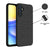 Mobizang Soft Full Fabric Protective Back Case Cover for Samsung Galaxy A25 (5G) | Shockproof Slim Hard Anti Slip Back Case (Black)